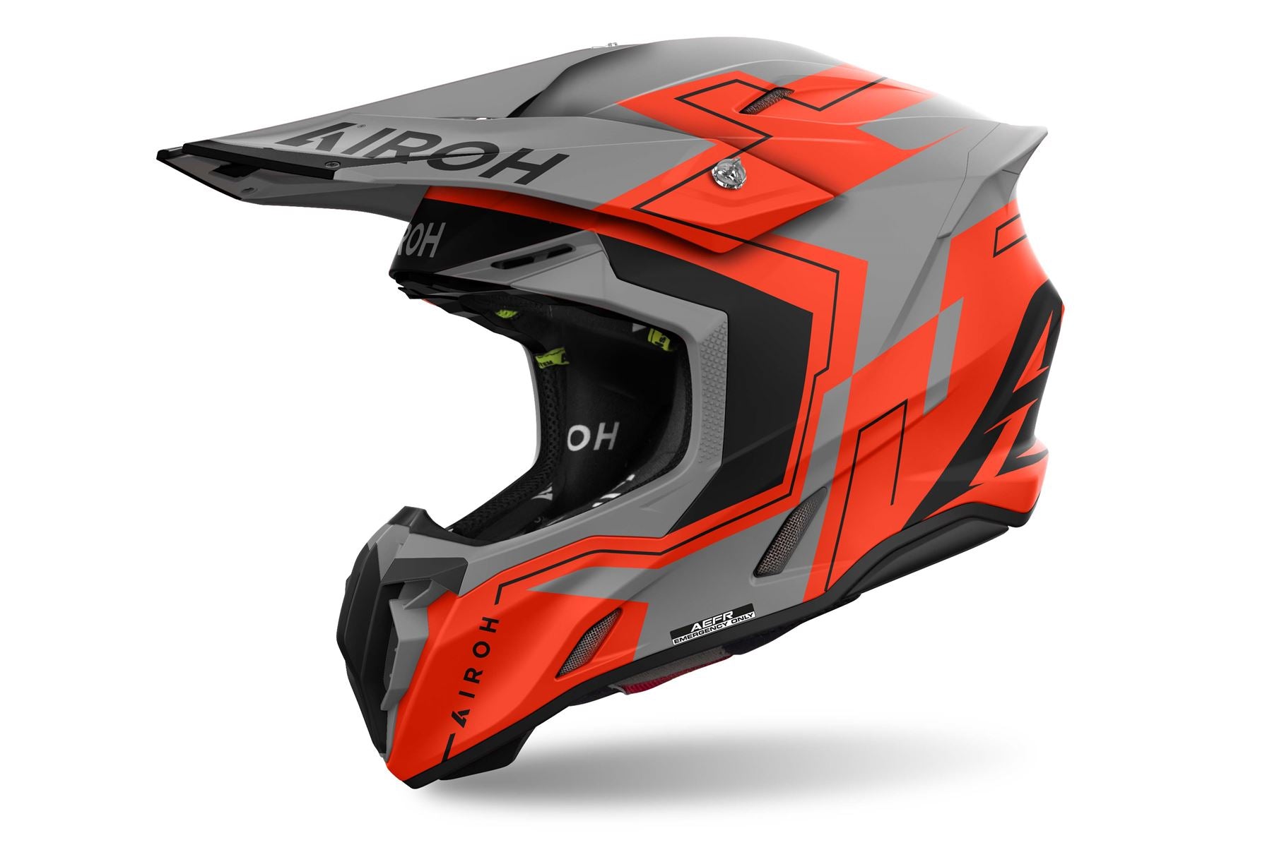 Airoh Helmet 2024 Twist 3 Dizzy Orange Fluo Matt